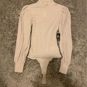 NWT Express thong turtle neck shirt size small